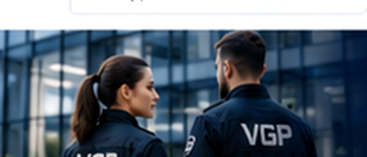 Security team member on duty